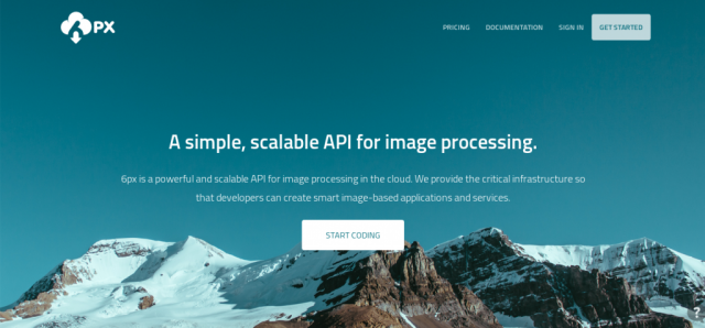 6px image processing API