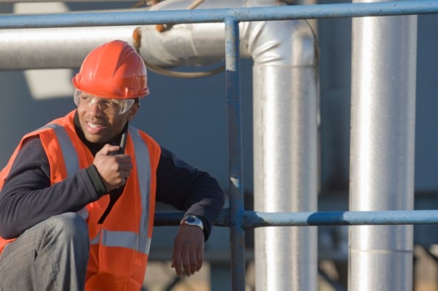 Engineer at work