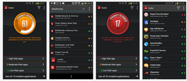 Clueful app