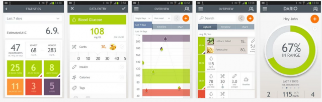 Dario diabetes management Android app