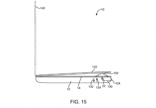 Fig. 15 Apple patent Electronic devices with flexible displays