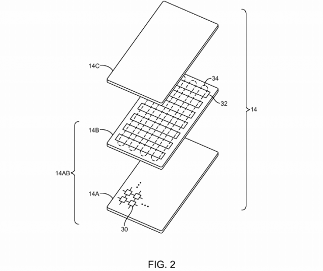 Fig. 2 Apple patent Electronic devices with flexible displays