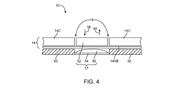Fig. 4 Apple patent Electronic devices with flexible displays