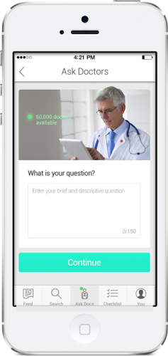 HealthTap Prime iOS app