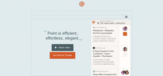 Point Chrome extension