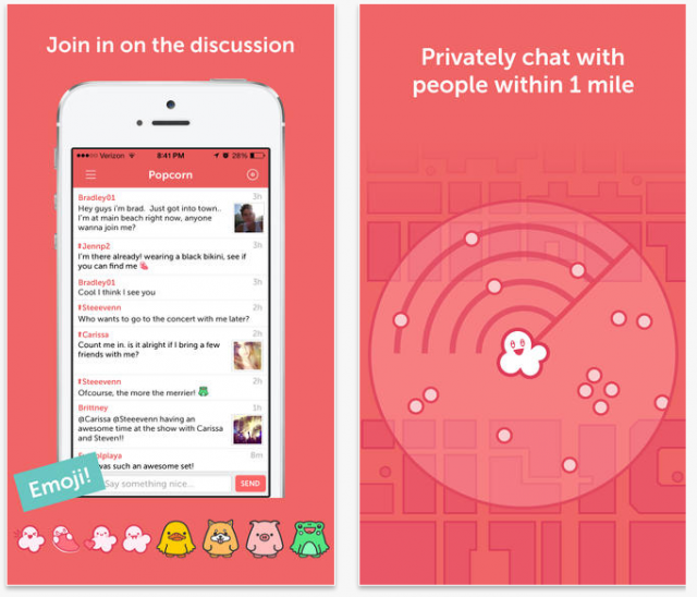 Popcorn messaging