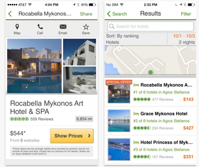 TripAdvisor app (iOS)