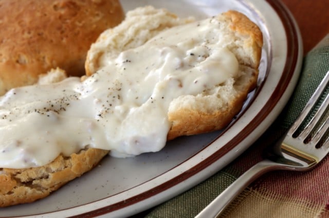 biscuits with gravy