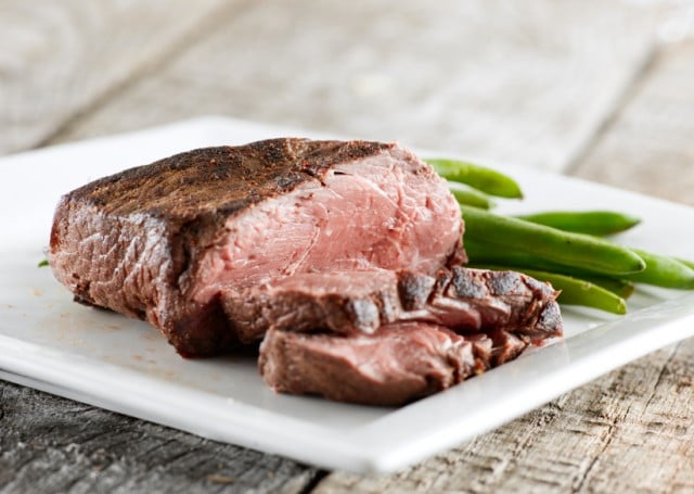 Seared steak