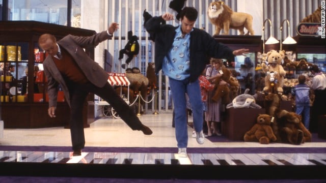 Tom Hanks dances on a toy piano in Big 