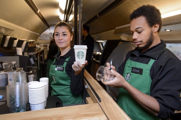 Starbucks employees Starbucks employees