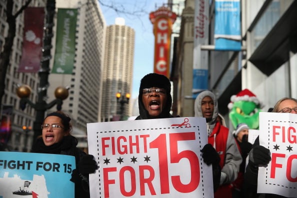 Fight for 15 rally