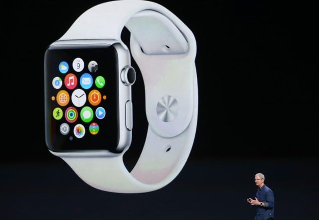 Apple CEO Tim Cook announces the Apple Watch