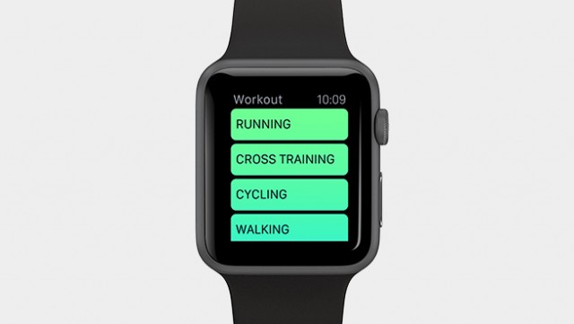 Apple Watch Workout app