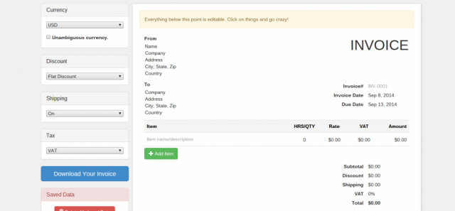 Free Invoice Generator