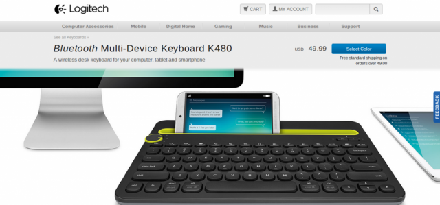 Logitech K480