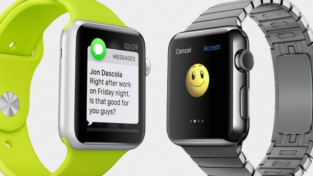 Receive and send messages from the Apple Watch