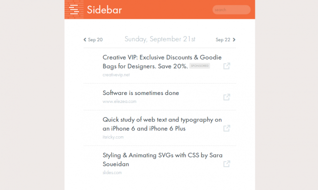 Sidebar