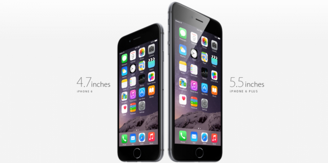 iPhone 6 and iPhone 6 Plus screen sizes