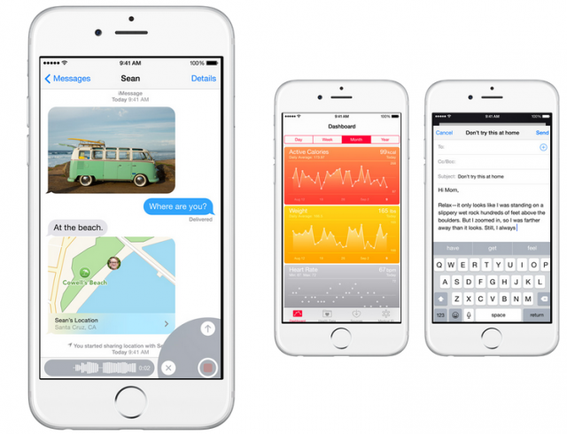 iPhone 6 iOS 8