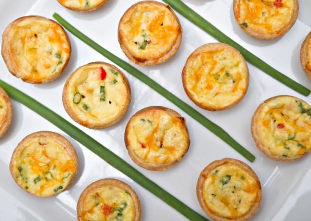 frozen appetizers on a plate
