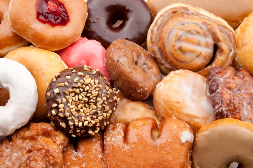 pile of doughnuts