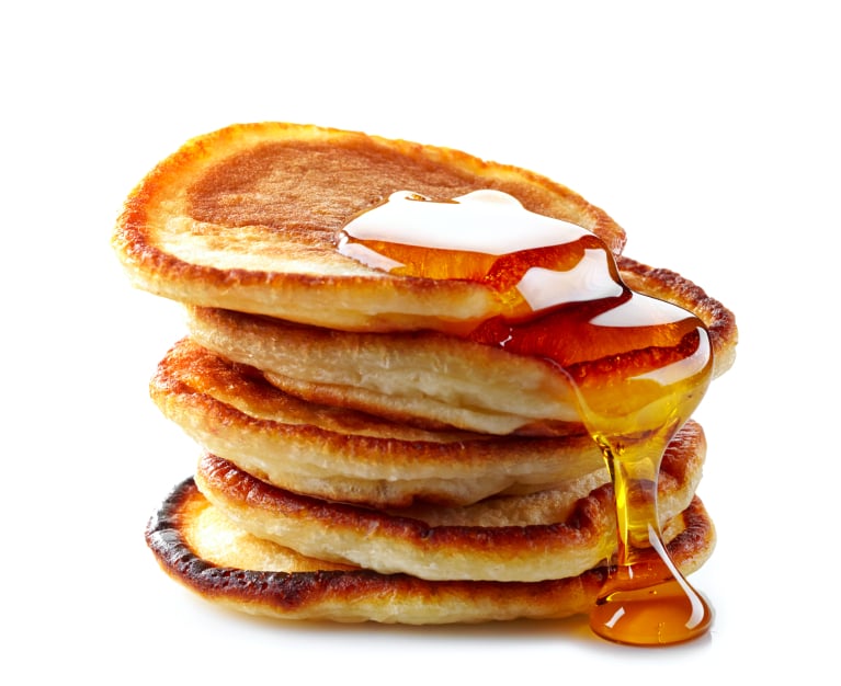 Pancakes with syrup