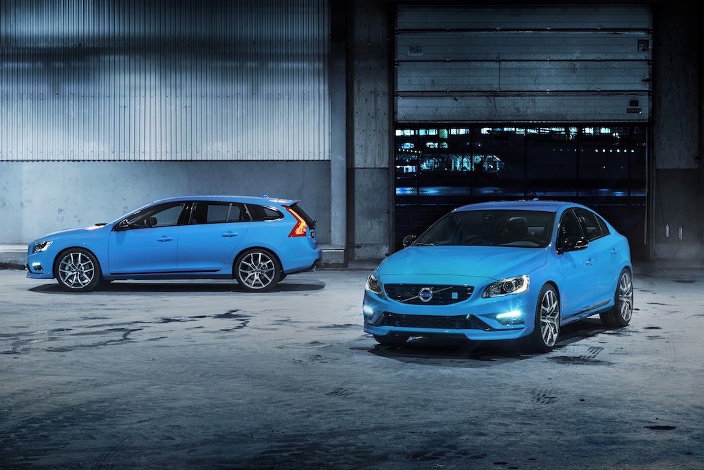The 2014 Volvo V60 and the 2014 Volvo S60 Polestars