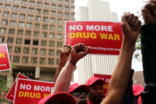 Activists Demonstrate In Favor Of Easing Arrests For Small Quantity Marijuana Possession