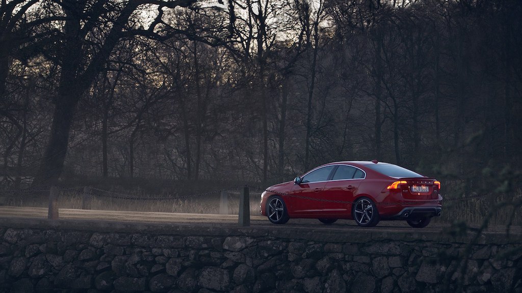 A red 2017 Volvo S60 T6 Drive-E