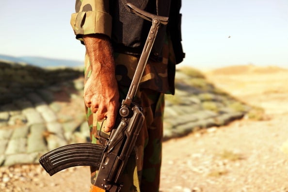 man with gun