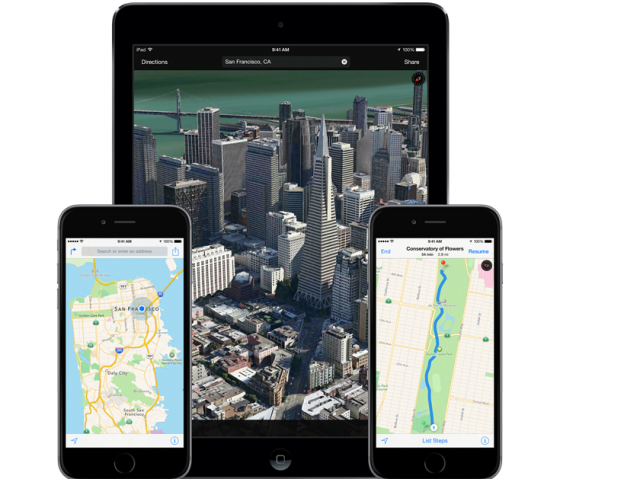 Apple Maps iOS 8