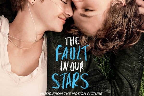 Shailene Woodley and Ansel Elgort on the cover of the The Fault in Our Stars:Music from the Motion Picture soundtrack