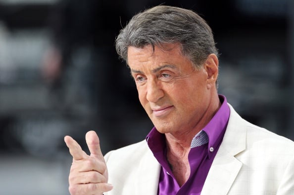Sylvester Stallone strikes a pose the 67th edition of the Cannes Film Festival. Sylvester Stallone strikes a pose the 67th edition of the Cannes Film Festival.