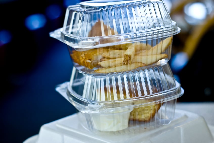 Take-out, leftovers, food