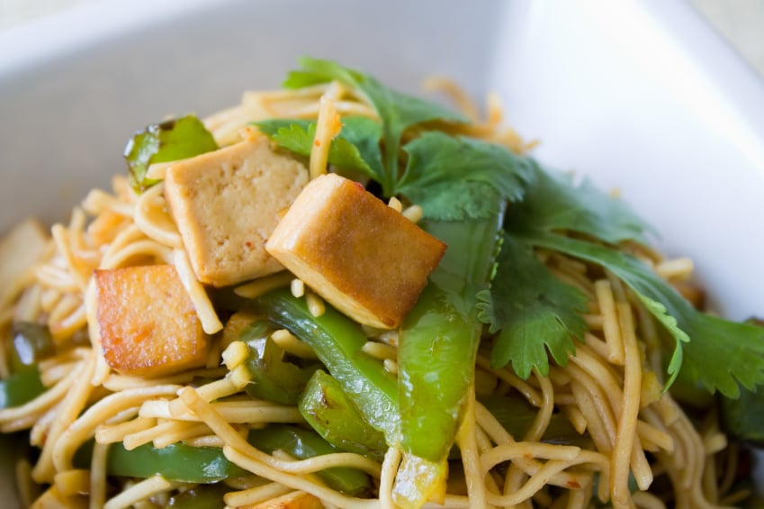 Fried Noodles, Tofu