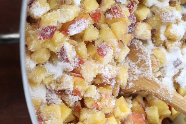 Peaches, fritter