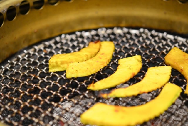 grilled pumpkin