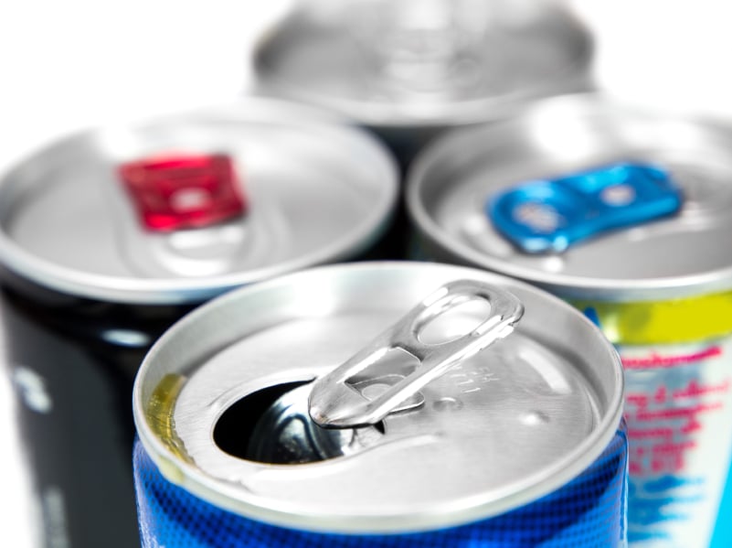 Soda and energy drinks
