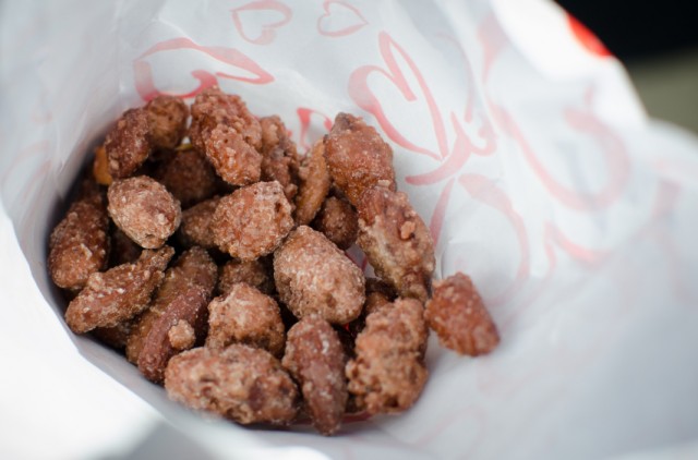 Sugared Almonds, nuts, candied