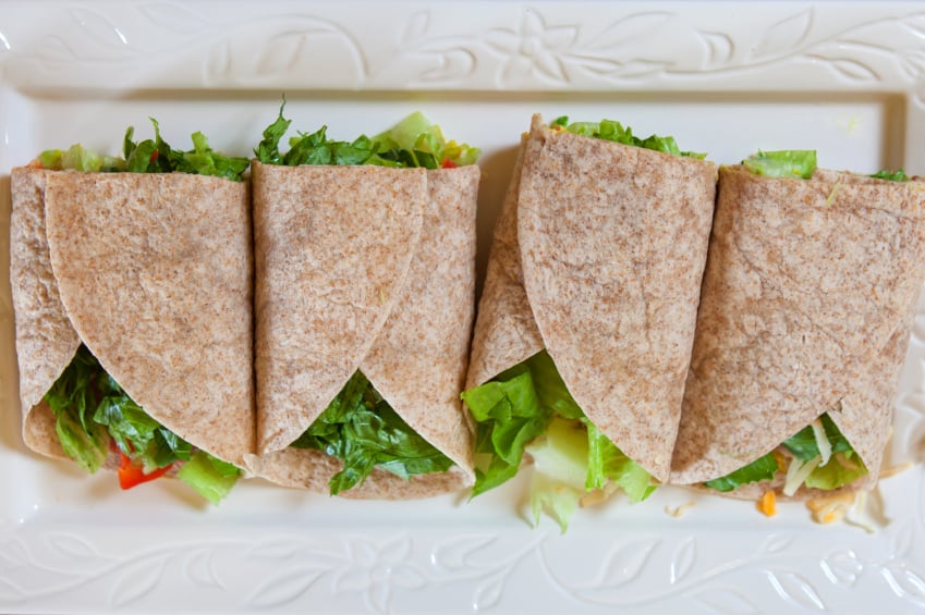 Vegetable Wrap, Tortilla