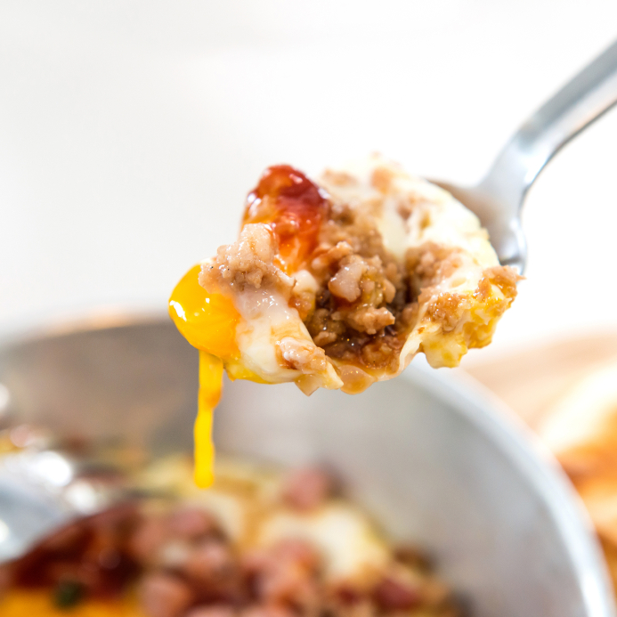 Cheesy breakfast casserole