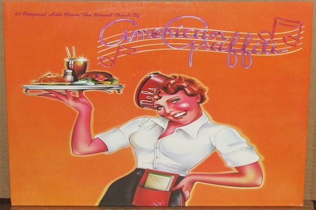 The cover of 41 Original Hits from the Soundtrack of American Graffiti 