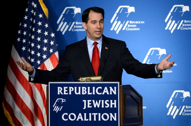 NJ Gov. Chris Christie Speaks At Republican Jewish Coalition Leadership Meeting In Vegas