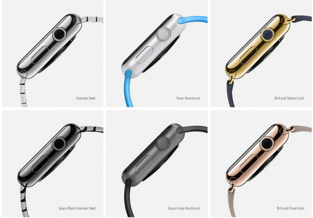 Apple Watch finishes