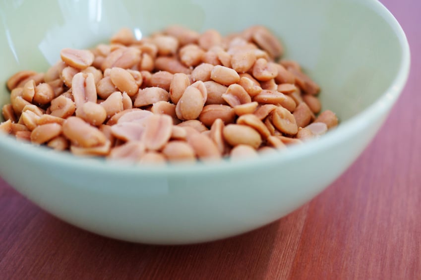 Salted peanuts