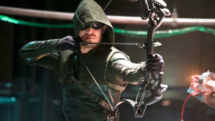 Stephen Amell as the Green Arrow