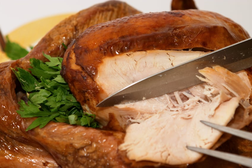 Sliced turkey