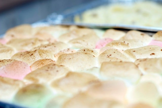 Toasted marshmallow topping, sweet potato pie/casserole
