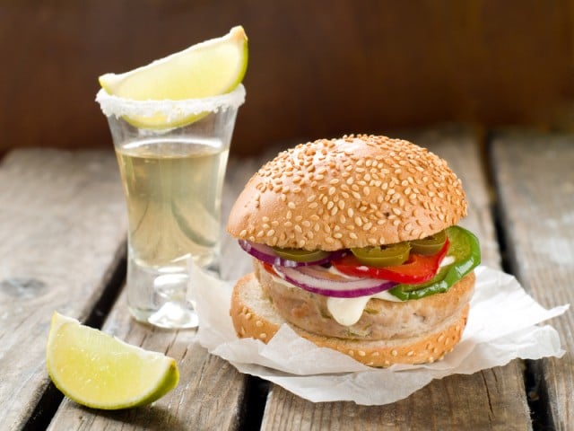 Mexican hamburger, sandwich